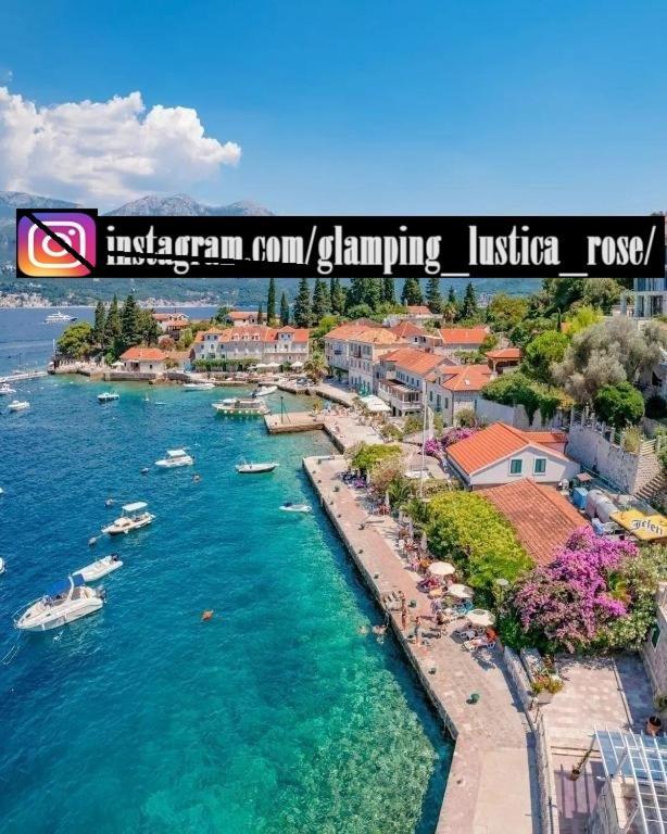Glamping Peninsula Lustica Rose Villa Tivat Kültér fotó